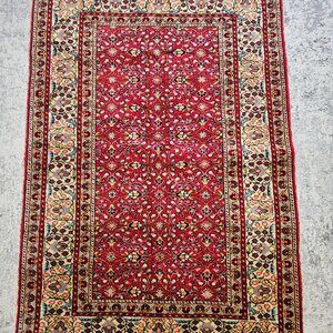 Hand knotted vintage Kayseri seccade(hand made wool)
